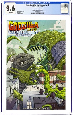 Godzilla War for Humanity #2RIB CGC 9.6 2023 4481293011-image