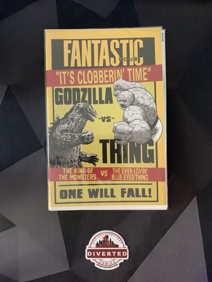 Godzilla Vs. Fantastic Four #1 Lee Garbett Versus Variant | Marvel Comics (2513)-image