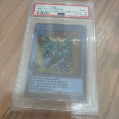 YuGiOh TCG 25th Anniversary Stainless Steel Obelisk the Tormentor PSA0-image