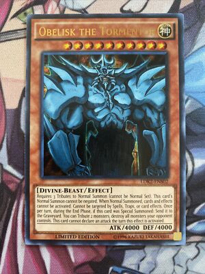 Yugioh! LP Obelisk the Tormentor - LDK2-ENS02 - Ultra Rare - Limited Edition NM-image