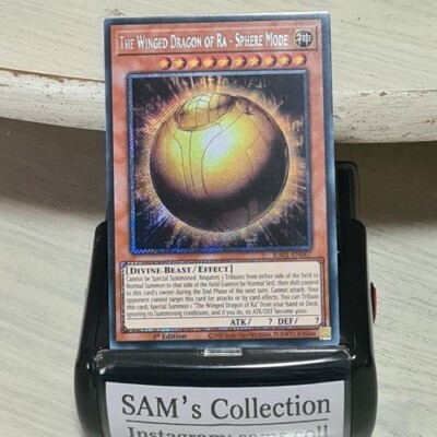 The Winged Dragon of Ra - Sphere Mode RA01-EN007 Platinum Secret Rare Yugioh-image