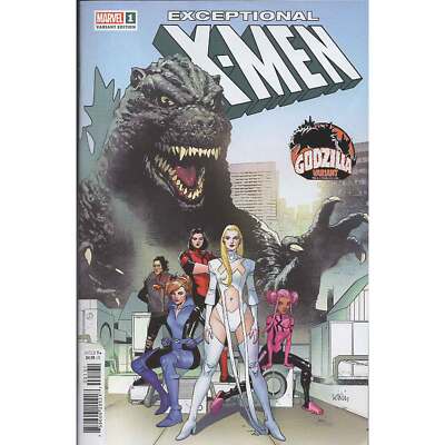 Exceptional X-Men #1 Leinil Yu Godzilla Variant Marvel Comics-image
