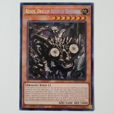 Redox, Dragon Ruler of Boulders - RA03-EN008 - NM - Secret Rare - 1st ed-image